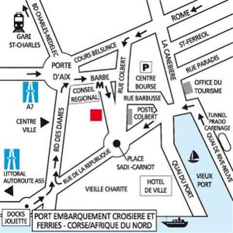 B&B Hotel Marseille Centre Vieux Port Exteriér fotografie